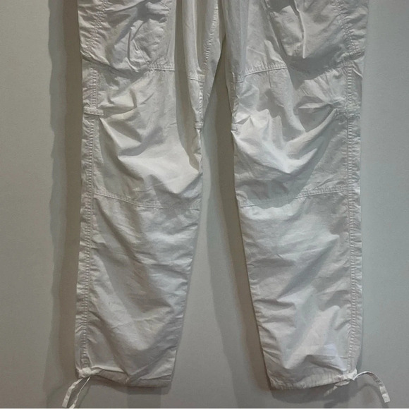 A/X Sz 32W Multi Pockets Button Fly Drawstring Hem 100% Cotton Cargo Pants - Picture 3 of 15